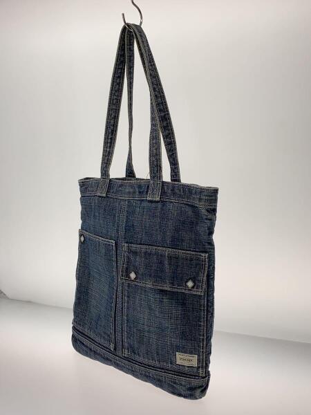 【極美品】PORTER L リバーシブル デニムトートバッグ ユニセックス 極美品】PORTER L リバーシブル デニムトートバッグ ユニセックス