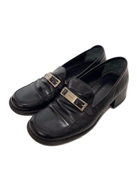 PRADA(プラダ) / ローファー/38/BLK/レザー/履きジワ等状態考慮 | 中古