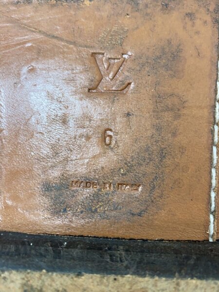 LOUIS VUITTON(ルイヴィトン) / 金属サビ有/使用感有/サンダル/--/BRW
