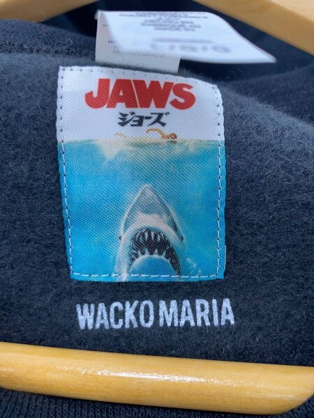 WACKO MARIA(ワコマリア) / スウェット/L/コットン/BLK/プリント/jaws 