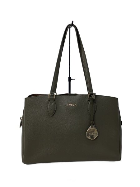 FURLA(フルラ) / トートバッグ/レザー/KHK/無地/ミネルヴァ | 中古品の 