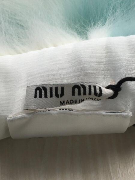 MIU MIU(ミュウミュウ) / 2017AW/フォックスファーマフラー/BLU/MYY173 