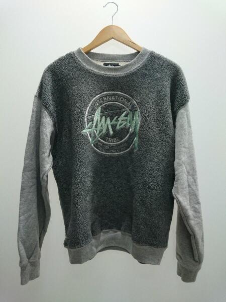 STUSSY(ステューシー) / ボアスウェット/M/ポリエステル/GRY | 古着の 
