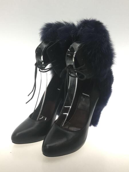 LOEWE(ロエベ) / ファーヒール/パンプス/39/BLK/レザー | 中古品の販売 