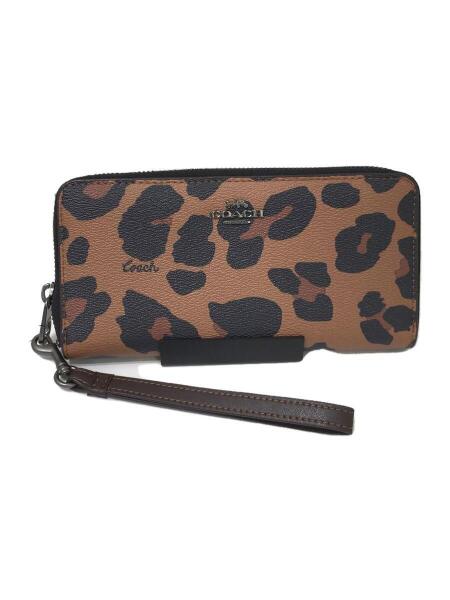 COACH(コーチ) / 長財布/レザー/CML/レオパード/レディース | 中古品の 