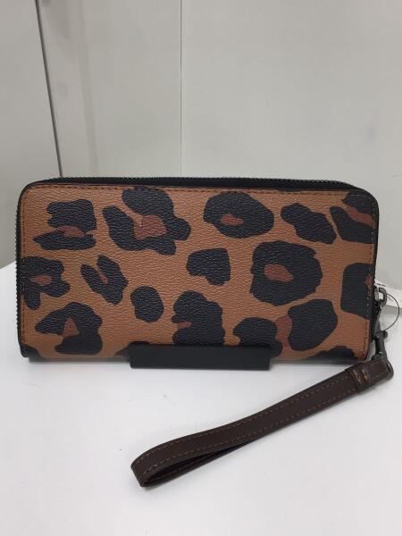 COACH(コーチ) / 長財布/レザー/CML/レオパード/レディース | 中古品の 