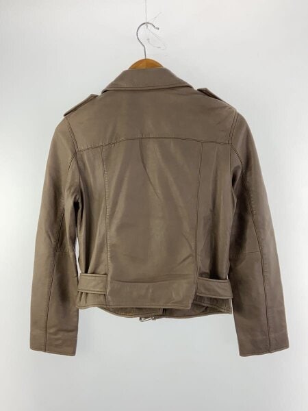 ALLSAINTS ベージュ ダブルライダースジャケット L All Saints - ☆ UK2 ALLSAINTS ライダースジャケット ダブル ベージュ