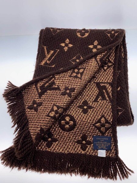 LOUIS VUITTON エシャルプ ロゴマニア シャイン マフラー ブラック