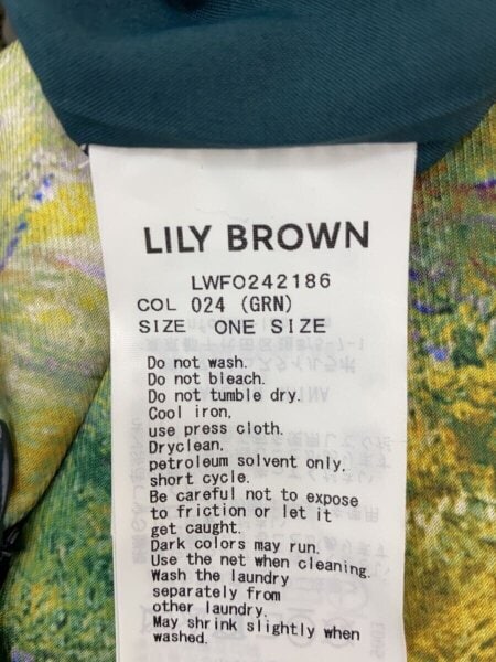 Lily Brown(リリーブラウン) / ワンピース/FREE/ポリエステル/マルチ