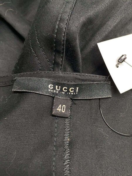 GUCCI(グッチ) / ノースリーブワンピース/40/コットン/ブラック/129707