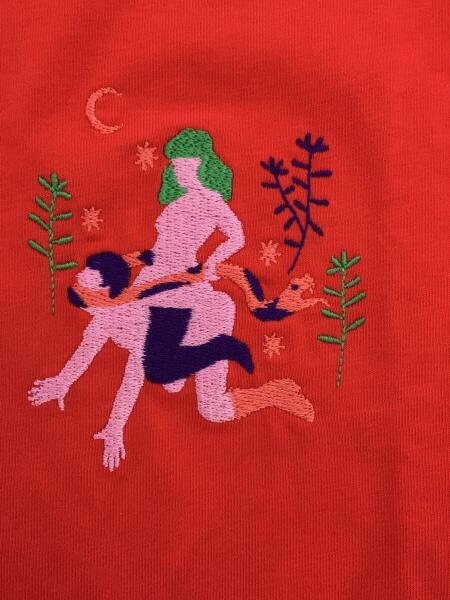 Carne Bollente(カルネボレンテ) / Tシャツ/CL1933002/刺繍/半袖 