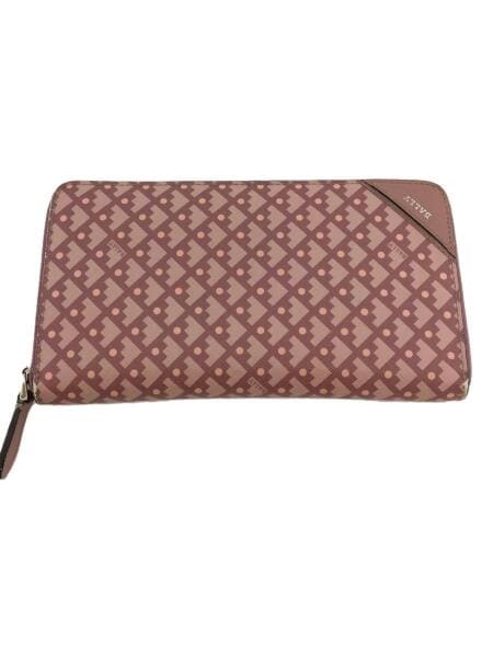 BALLY(バリー) / ラウンドファスナー長財布/総柄/ピンク | 中古品の 