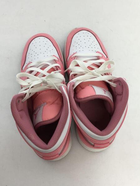人気話題ピンク！Nike NIKE エアジョーダン１MID GS ピンク/レッド GS Air Jordan 1 Mid White Rose Gold (Nike