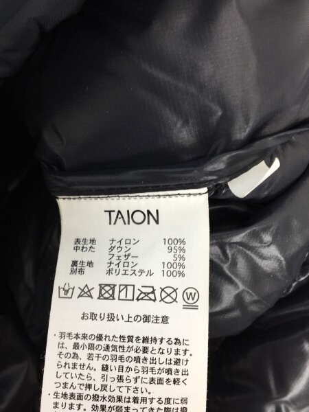 TAION(タイオン) / ダウンジャケット/800FP/ブラック/M// | 古着の販売 