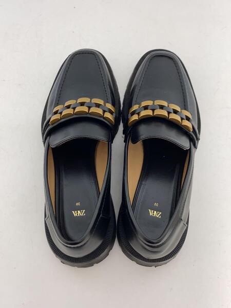 ZARA(ザラ) / トラックソールビジューローファー/ブラック/39 | 中古品 
