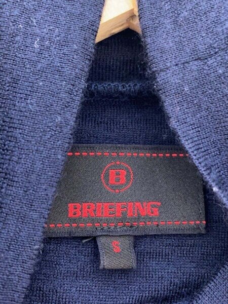BRIEFING パープル セーター S BRIEFING パープル セーター S BRIEFING