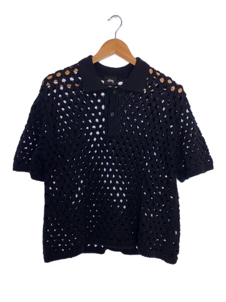 STUSSY BIG MESH POLO SWEATER ステューシーポロ