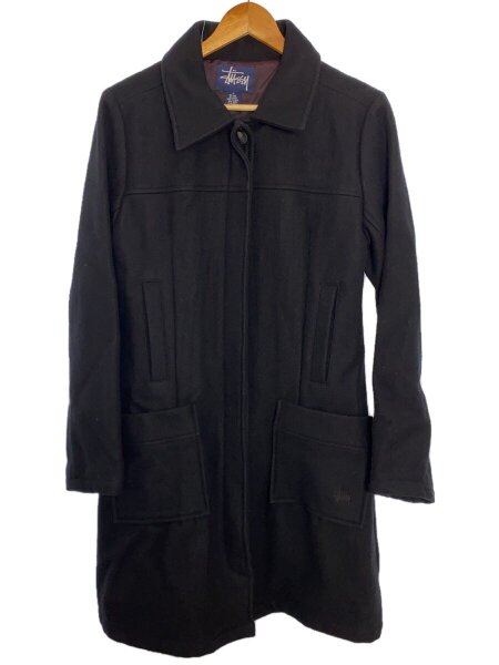STUSSY(ステューシー) / ロングウールコート/ブラック/L | 古着の販売 
