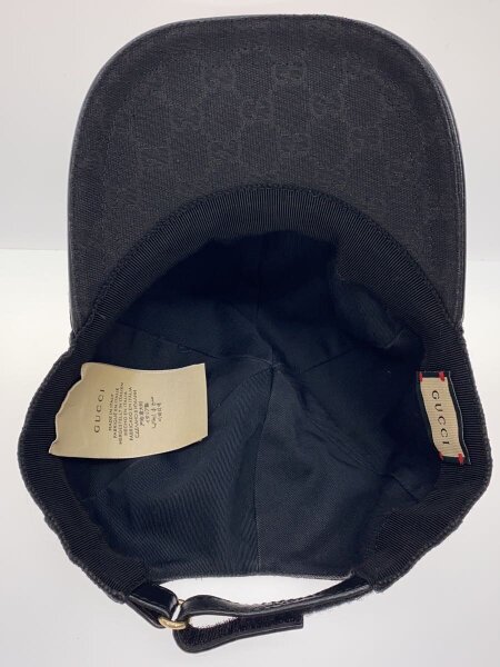 GUCCI◇GGキャンバスベースボールキャップ/キャップ/-/ポリエステル