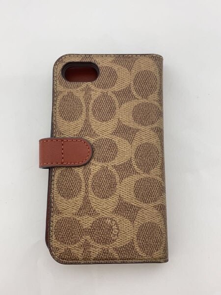 COACH(コーチ) / スマホケース/手帳型/ベージュ/ブラウン | 中古品の 