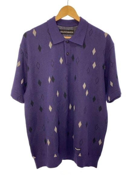WACKO MARIA DIAMOND KNIT POLO SHIRT 【公式通販】
