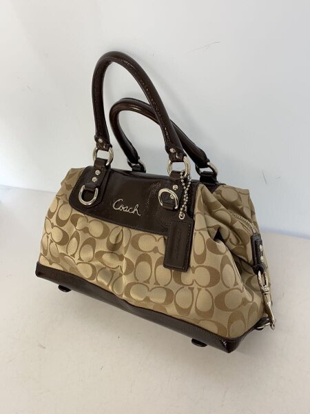 COACH(コーチ) / ハンドバッグ_アシュレイ_シグネチャー_ブラウン 