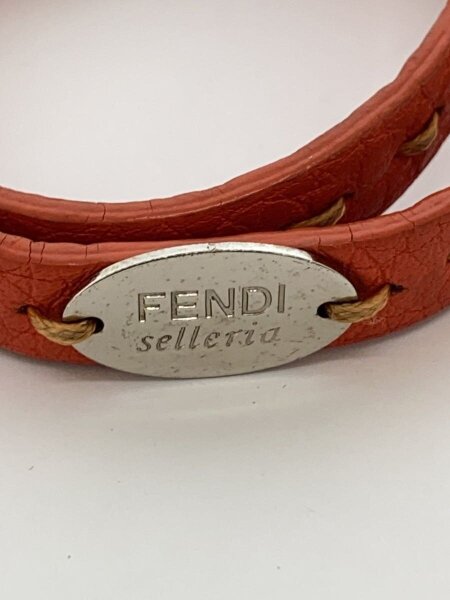 FENDI(フェンディ) / セレリア/レザーブレスレット/オレンジ// | 中古 