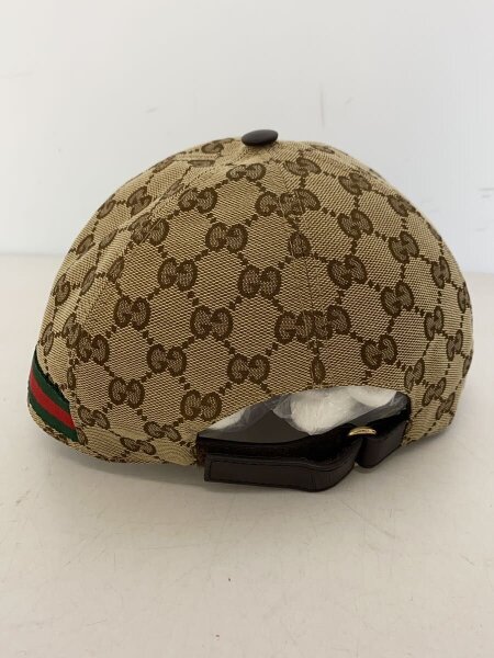 GUCCI(グッチ) / GGキャンバスベースボールキャップ/ベージュ// | 中古