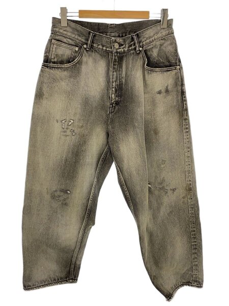ANCELLM(アンセルム) / SELVEDGE TAPERED 5P BLACK DENIM PANTS/ANC 