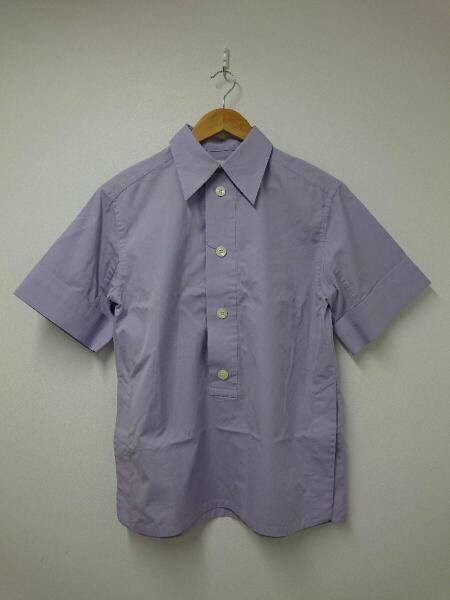 TOGA(トーガ) / 2021年MDOEL/Cotton shirt S/S/半袖シャツ/36/パープル 