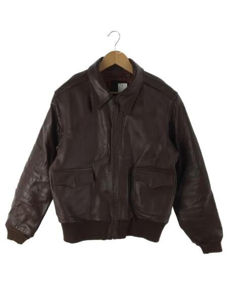 A-2フライトジャケット J.A DUBOW サイズ40 ミリタリー レザージャケット 茶色 ブラウン | ビンテージ古着屋