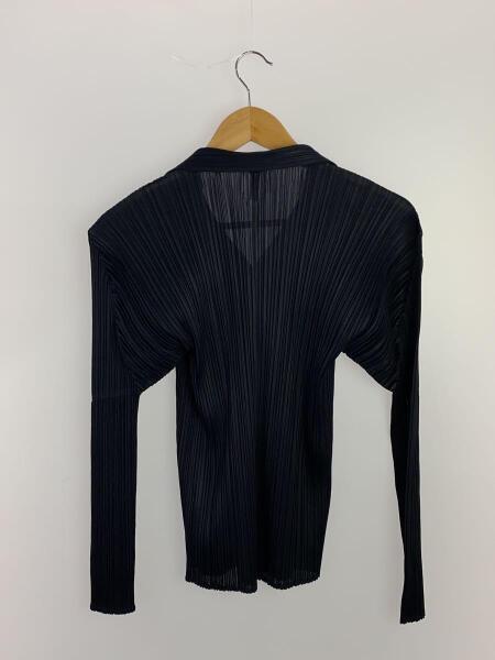 PLEATS PLEASE ISSEY MIYAKE / 長袖シャツ/4/ポリエステル/NVY/pp05-jj001 PLEATS PLEASE ISSEY MIYAKE(プリーツプリーズイッセイミヤケ) / 長袖