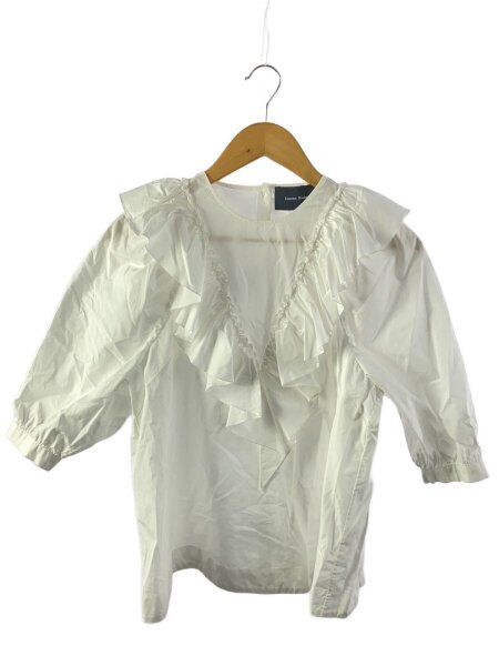 SIMONE ROCHA(シモーネロシャ) / 7分袖ブラウス/6/コットン/WHT 