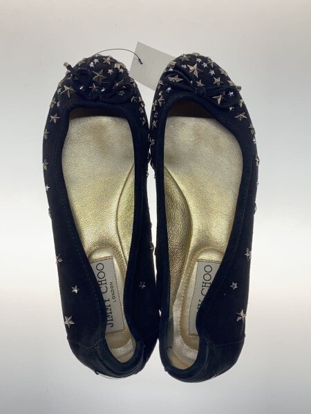 JIMMY CHOO(ジミーチュウ) / フラットパンプス/36/BLK/星/スタッズ