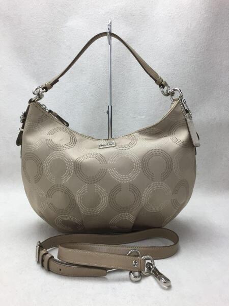 COACH(コーチ) / ハンドバッグ_マディソン/キャンバス/GRY//2WAYバナナ 