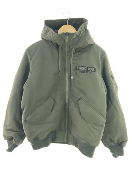 AVIREX◇フライトジャケット/L/ポリエステル/KHK/無地/6192208 AVIREX