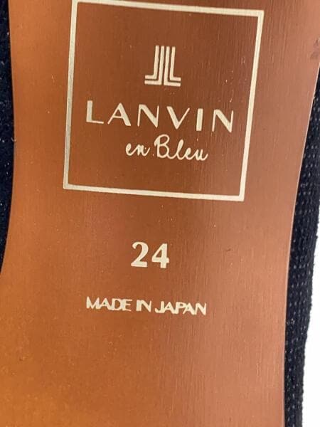 LANVIN en Bleu(ランバンオンブルー) / パンプス/24cm/BLK | 中古品の