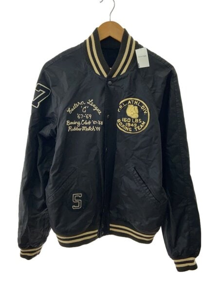 POLO RALPH LAUREN(ポロラルフローレン) / スタジャン/L/コットン/BLK