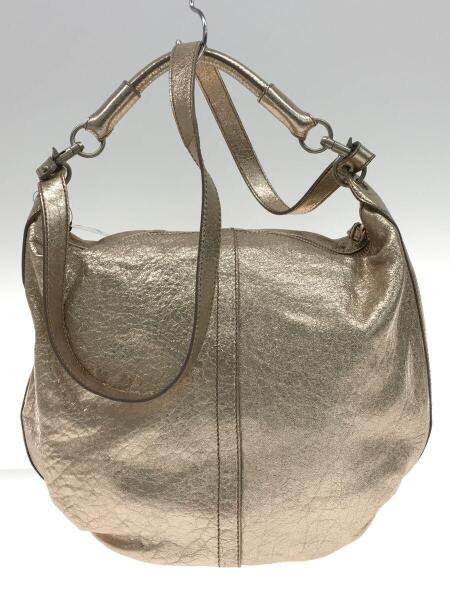 MAX MARA(マックスマーラ) / ショルダーバッグ/レザー/ゴールド | 中古 