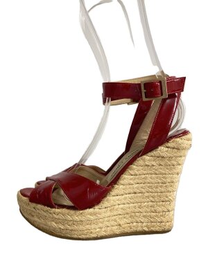 JIMMY CHOO 新品 Panna 本革 ウェッジサンダル 23.5（SAEDA SANDAL/BH 