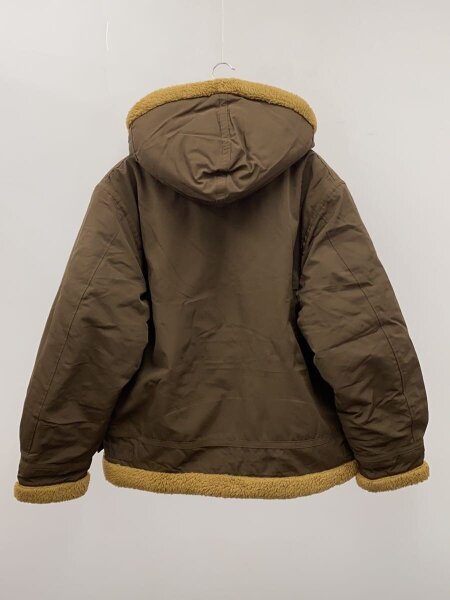 アヴィレックス 中綿ジャケット ボア 2XL ブラウン オーバーサイズ 