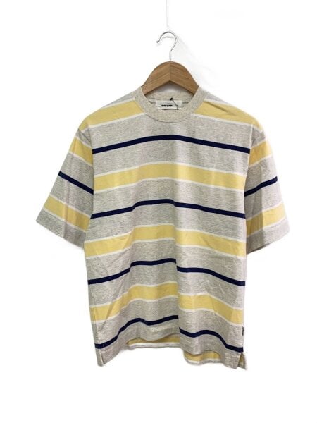 everyone(エブリワン) ⁄ multi border short sleeve tee⁄S⁄コットン