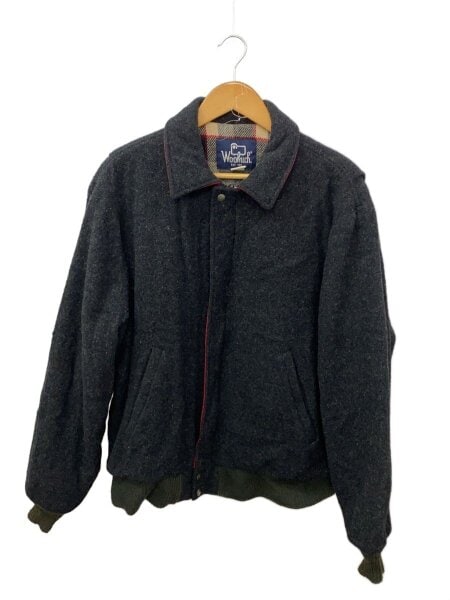 Woolrich(ウールリッチ) / 80s/ブルゾン/L/ウール/グレー/無地/USA製 