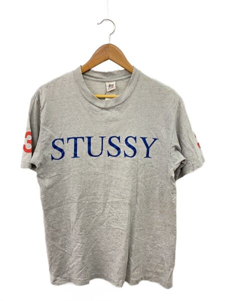 stussy90s USA製プリントtシャツサイズ表記M STUSSY 90