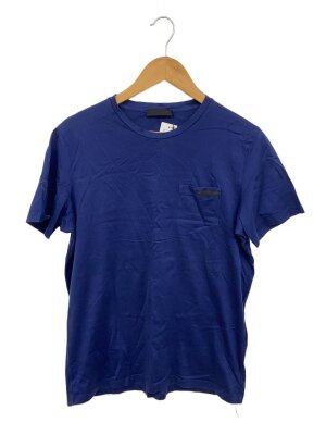 PRADA プラダ Tシャツ・カットソー M 紺 【古着】【中古】【送料無料】 中古・古着通販】PRADA (プラダ) ポケットTシャツ ネイビー サイズ:L