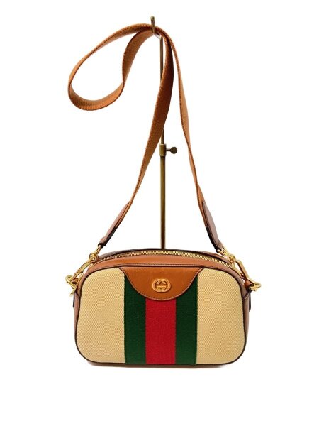 GUCCI(グッチ) / ショルダーバッグ_ヴィンテージキャンバス＆ウェブ