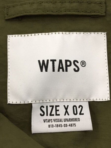 WTAPS(ダブルタップス) / ZIPパーカー/2/ナイロン/グリーン/無地/813 