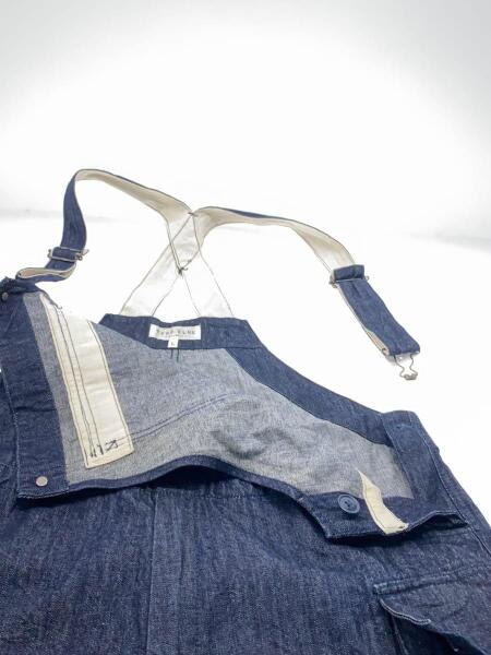 AVIREX TYPE BLUE デニムオーバーオール インディゴ 2XL