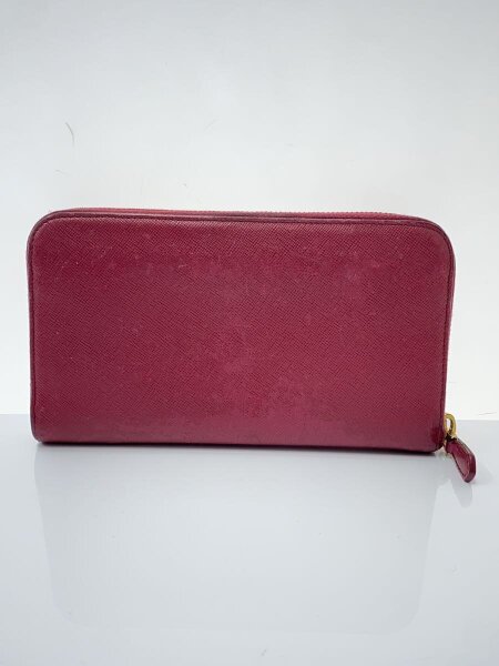 プラダ PRADA 好し 長財布 L字 ファスナー ピンク サフィアーノ【34】