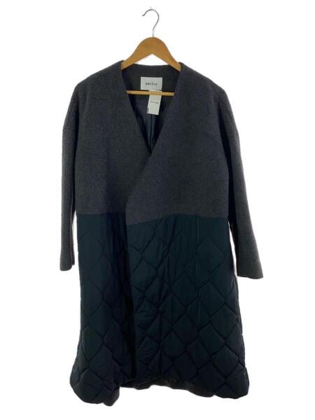 ENFOLD - エンフォルド 圧縮ビーバーキルティングAラインコート ノー